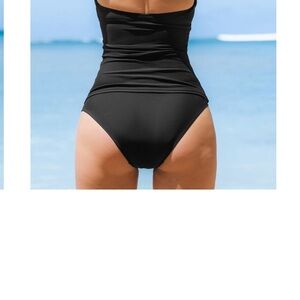 Black One-Piece Swimsuit
